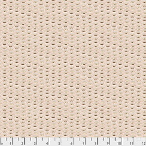 Puede incluir: Un patrón sin costuras de formas semicirculares concéntricas superpuestas en tonos de rosa, marrón y crema sobre un fondo rosa claro.