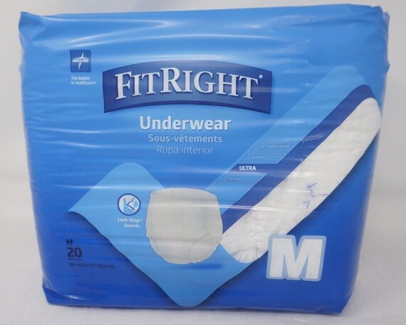 Fitright Ultra Disposable Underwear Diapers Medium 80ct -  Canada