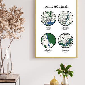 Reise Karte| Multi Map | Personalisierte How We Met Landkarte | Beziehungskarte| Digitale Karte| Paare Geschenk | Jubiläumsgeschenk | Personalisierte Karte
