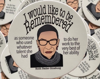 Einflussreiche Frauen Aufkleber | Feministische Kunst, RBG, obama | 3" Vinyl Aufkleber