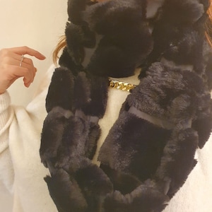 Women&#39;s Scarf or Black Neck Warmer Tube Scarf/Fashion/Soft/Accessory/Warm/Trendy/Winter/Gifts/Neck Warmer/Microfiber/Snood/