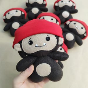 Handmade Bigfoot Plush Toy: Soft Sasquatch Monster Pal image 5