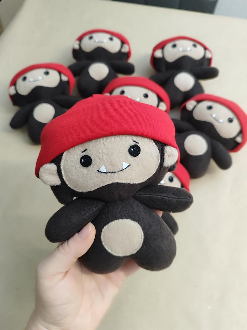 Handmade Bigfoot Plush Toy: Soft Sasquatch Monster Pal image 5