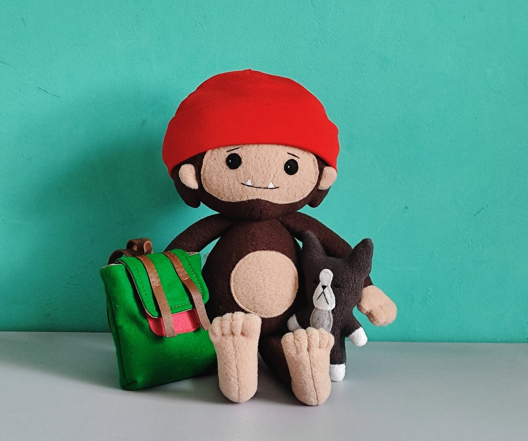 Sasquatch Stuffed Toy Bigfoot Plush Stuffed Monster Bigfoot Stuffed Toy Baby Sasquatch Plushie Sasquatch for Game Bigfoot Animal Etsy