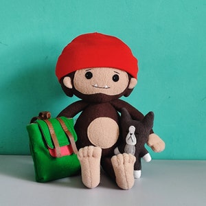 Peluche Sasquatch, monstre en peluche BigFoot en peluche, peluche BigFoot, bébé peluche Sasquatch, Sasquatch pour gibier, animal BigFoot
