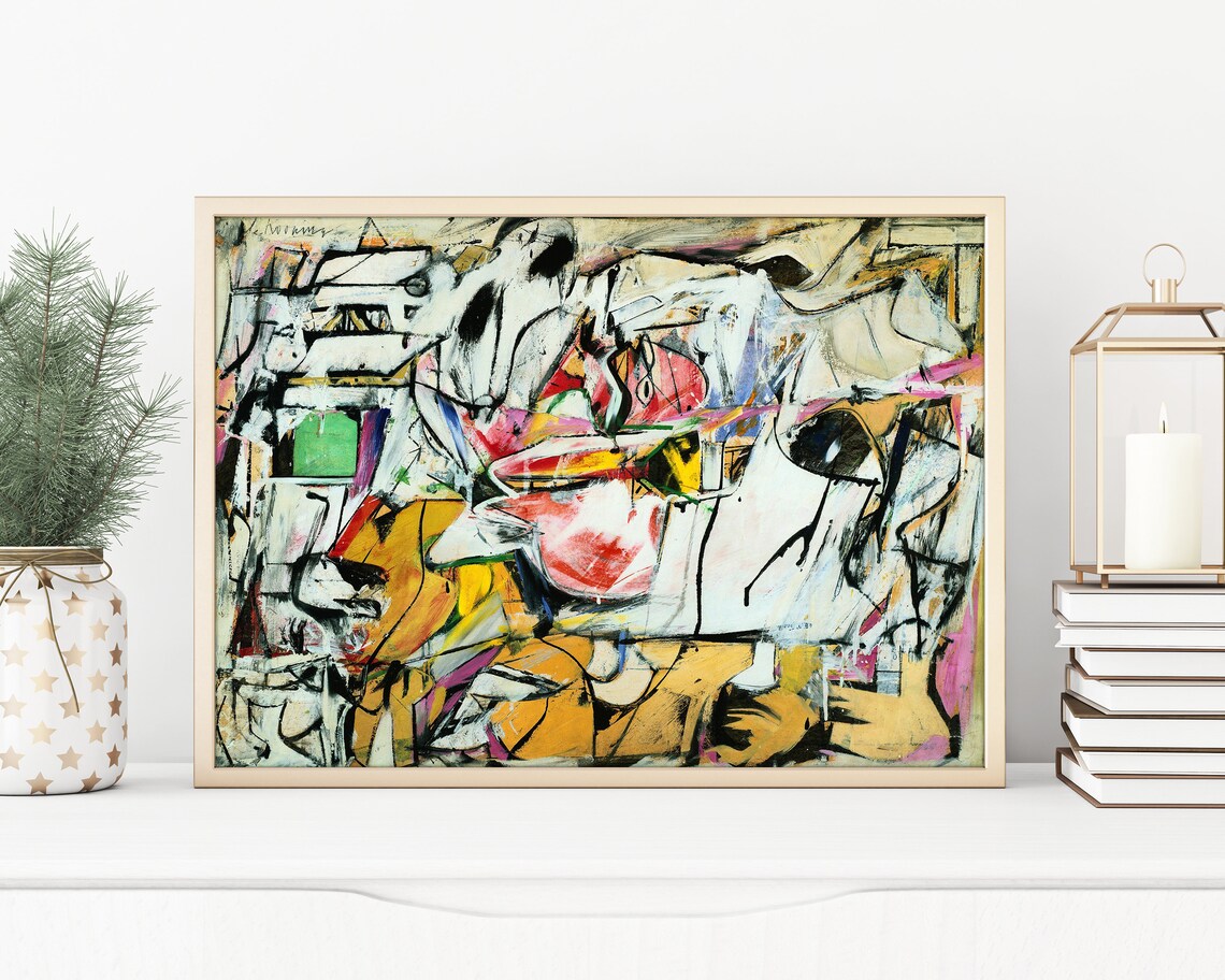 Willem de Kooning Poster Asheville Fine Art Prints for Etsy