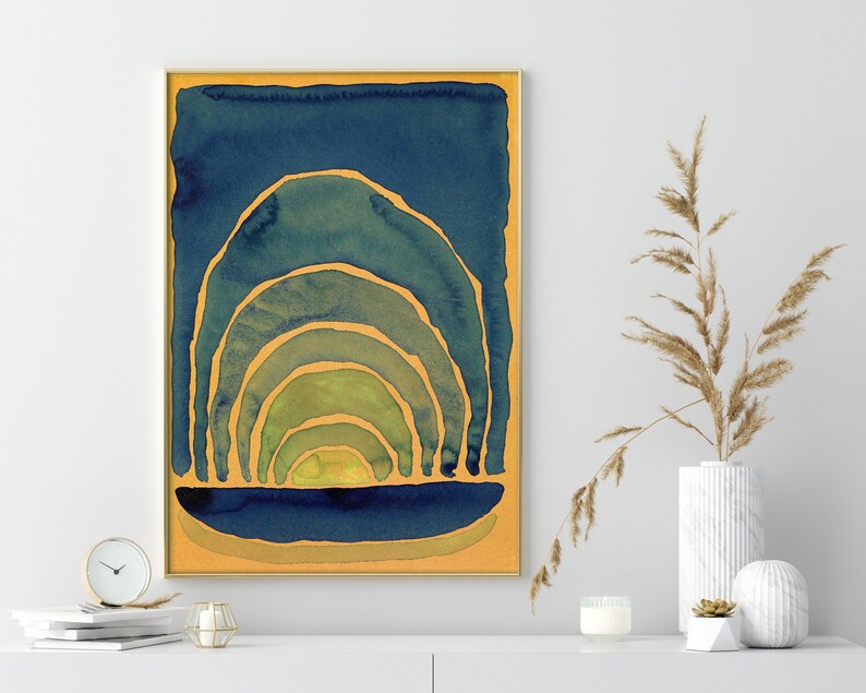 O'keeffe Print Light Coming on the Plains No. 1 Etsy