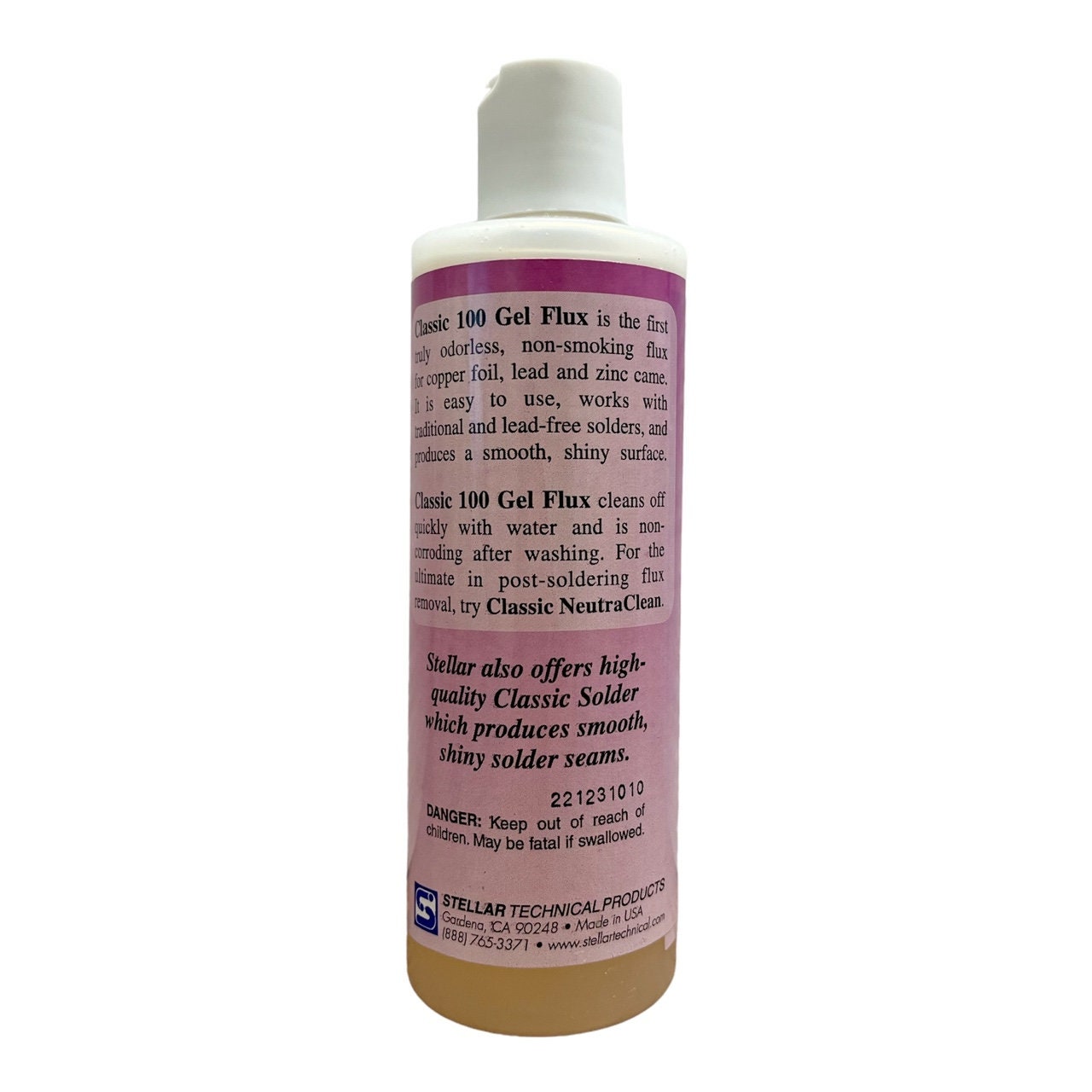 High-Quality 8oz Liquid Zinc Flux for Stained Glass, Soldering Work, and  Glass Repair - Made in USA