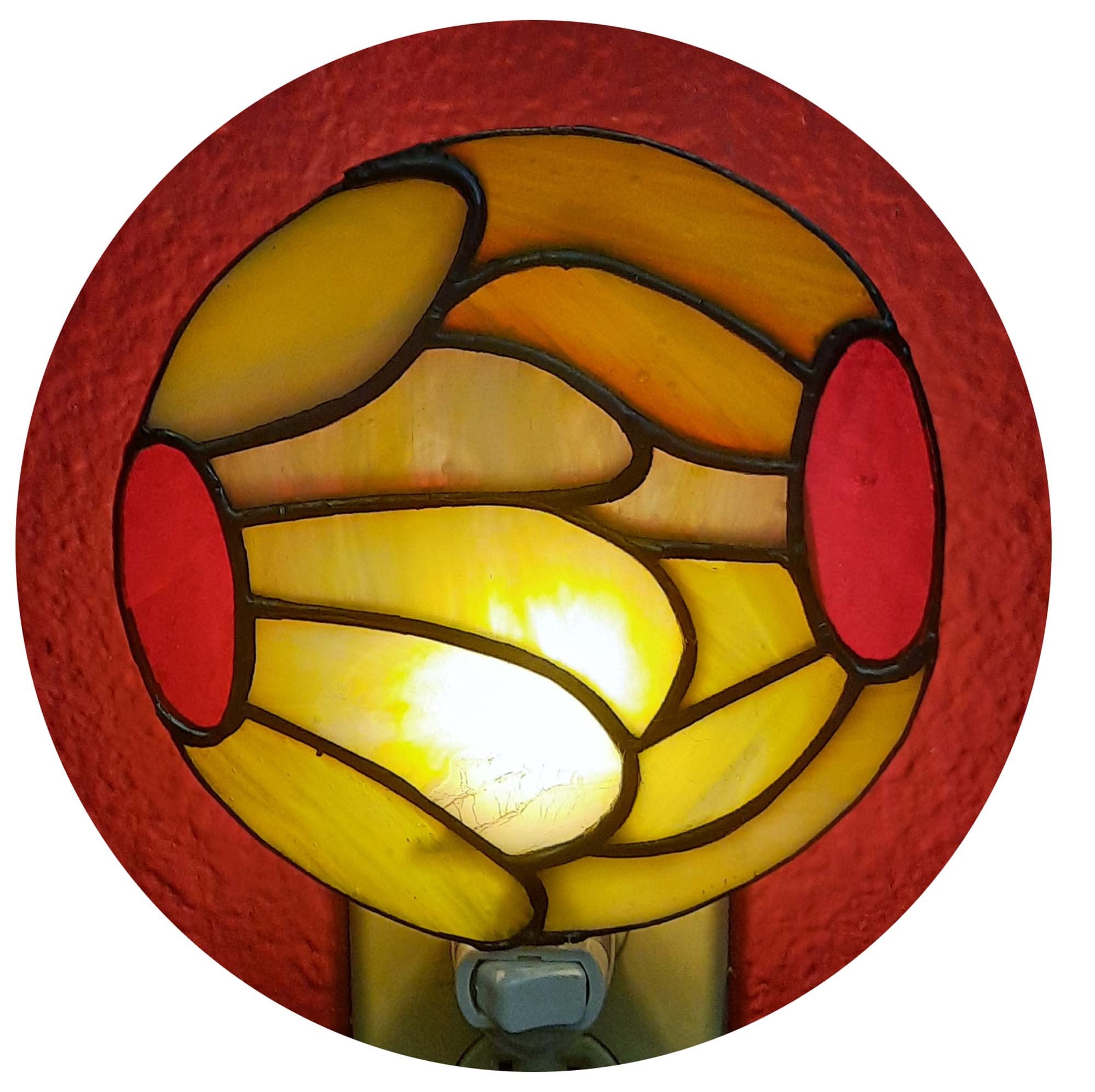 Custom Stained Glass Flower Night Light / Suncatcher Etsy