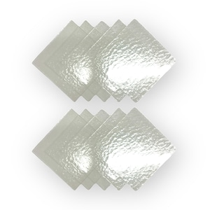 10 Pack Crystal Clear COE 96 Fusible Glass Squares Sheets - Best Value