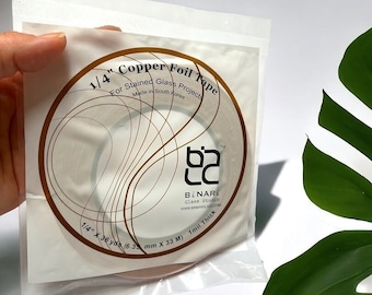 Premium 1/4 COPPER BACK Copper Foil Tape – Stained Glass Supplies by BiNARi Glass Studio®