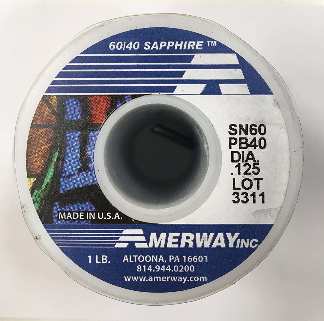 Amerway 60/40 Solder for Stained Glass 5 Pound 5 Rolls Etsy
