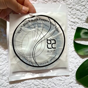 Premium 5/16 BLACK BACK Copper Foil Tape – Stained Glass Supplies by BiNARi Glass Studio®