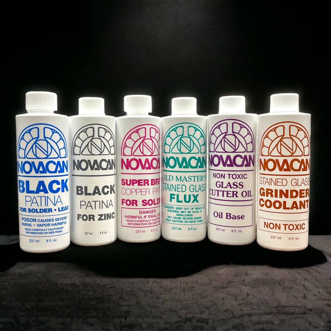 Novacan Starter Kit Patina, Flux, Grinder Coolant, Cutter Oil for