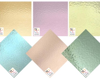 Wissmach 6 Sheet Pastel Tone Variety Stained Glass Pack and Mosaic Glass