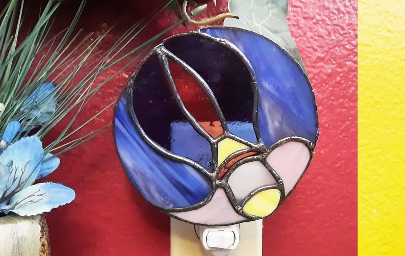 Custom Stained Glass Light Bulb Night Light / Suncatcher Etsy