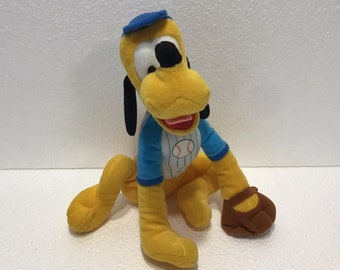 Peluche Pluto de Disney de 9 pulgadas, animal de peluche coleccionable de Goofy