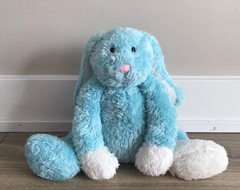 ヴィンテージ ウサギ ぬいぐるみ 長い脚 ピンク リボン ぬいぐるみ