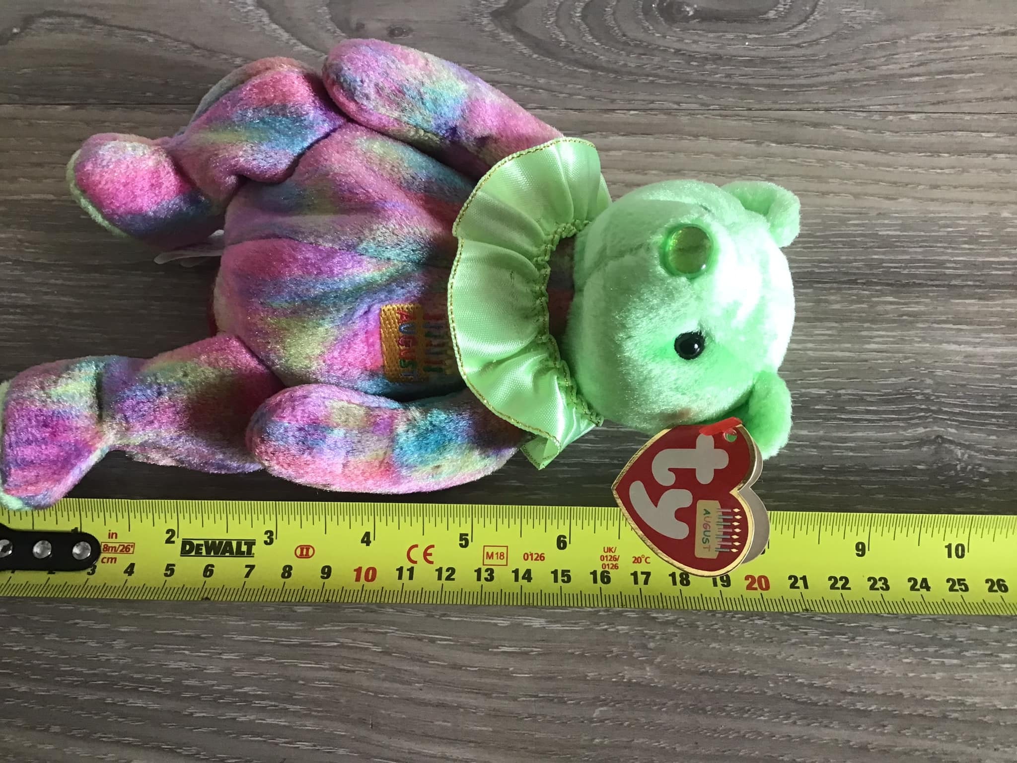 Ty ビーニーズコレクション 8月 ハッピーバースデー ベア ぬいぐるみ