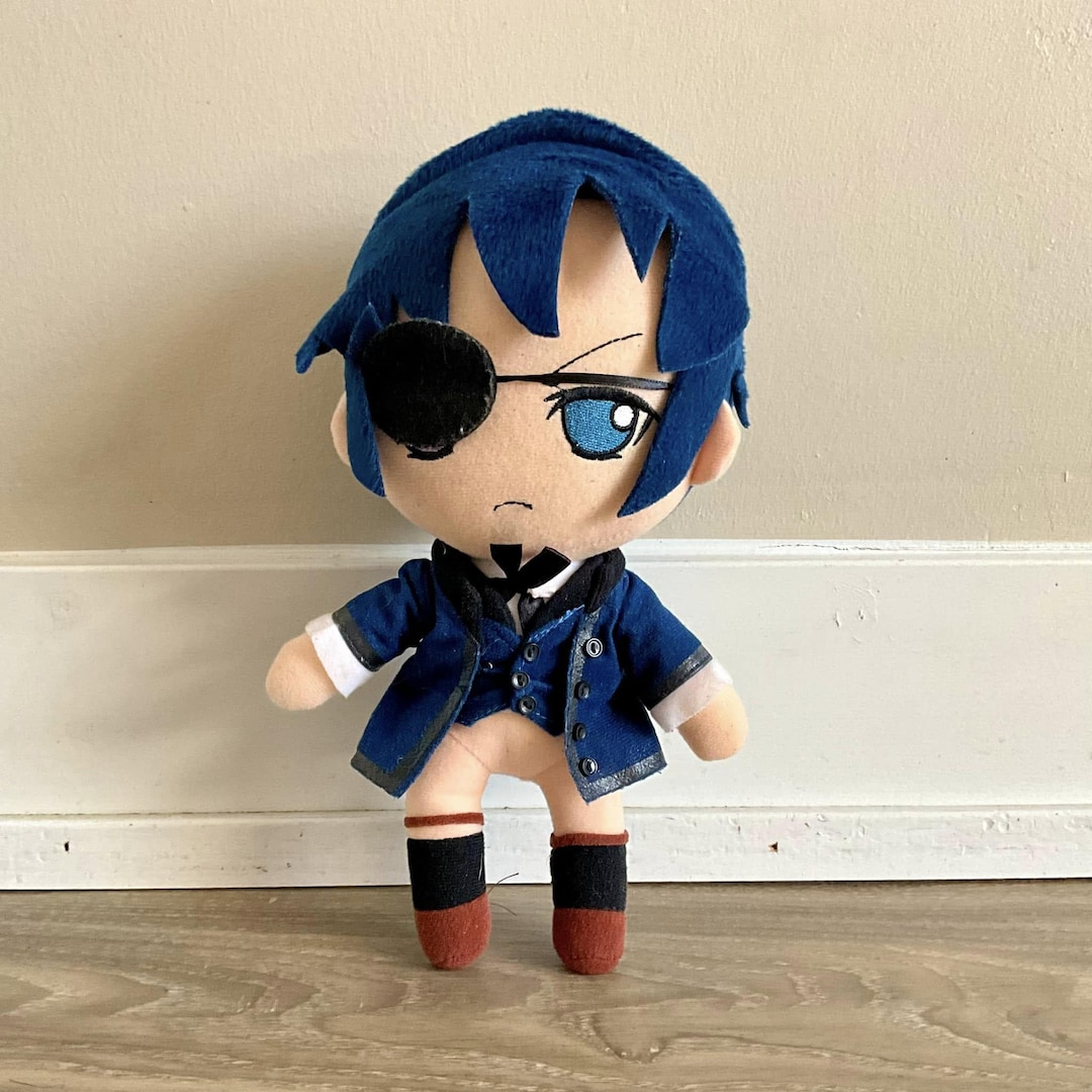 Black Butler Kuroshitsuji Ciel Phantomhive 10” Plush Anime Doll Toy - Etsy, image size:1080x1080