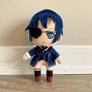 Black Butler Kuroshitsuji Ciel Phantomhive 10” Plush Anime Doll Toy