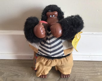 FURRYTAILS ヴィンテージ 1980年代/90年代 ゴリラ ぬいぐるみ 8インチ