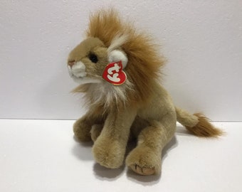 Vintage Ty Classics Original Beanie SAHARA The Lion  Plush Toy