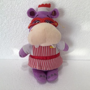 Disney Doc McStuffins Hallie Plush by Just Play 8 inches Hallie Hippo Plush Toy