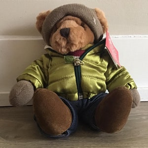 Russ Berrie teddybeer winteruitrusting knuffeldier pluche 8"