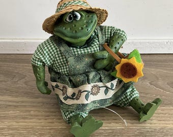 5 Frog Lot Russ Berrie Kathleen Kelly Critter Factory Bailey Rina
