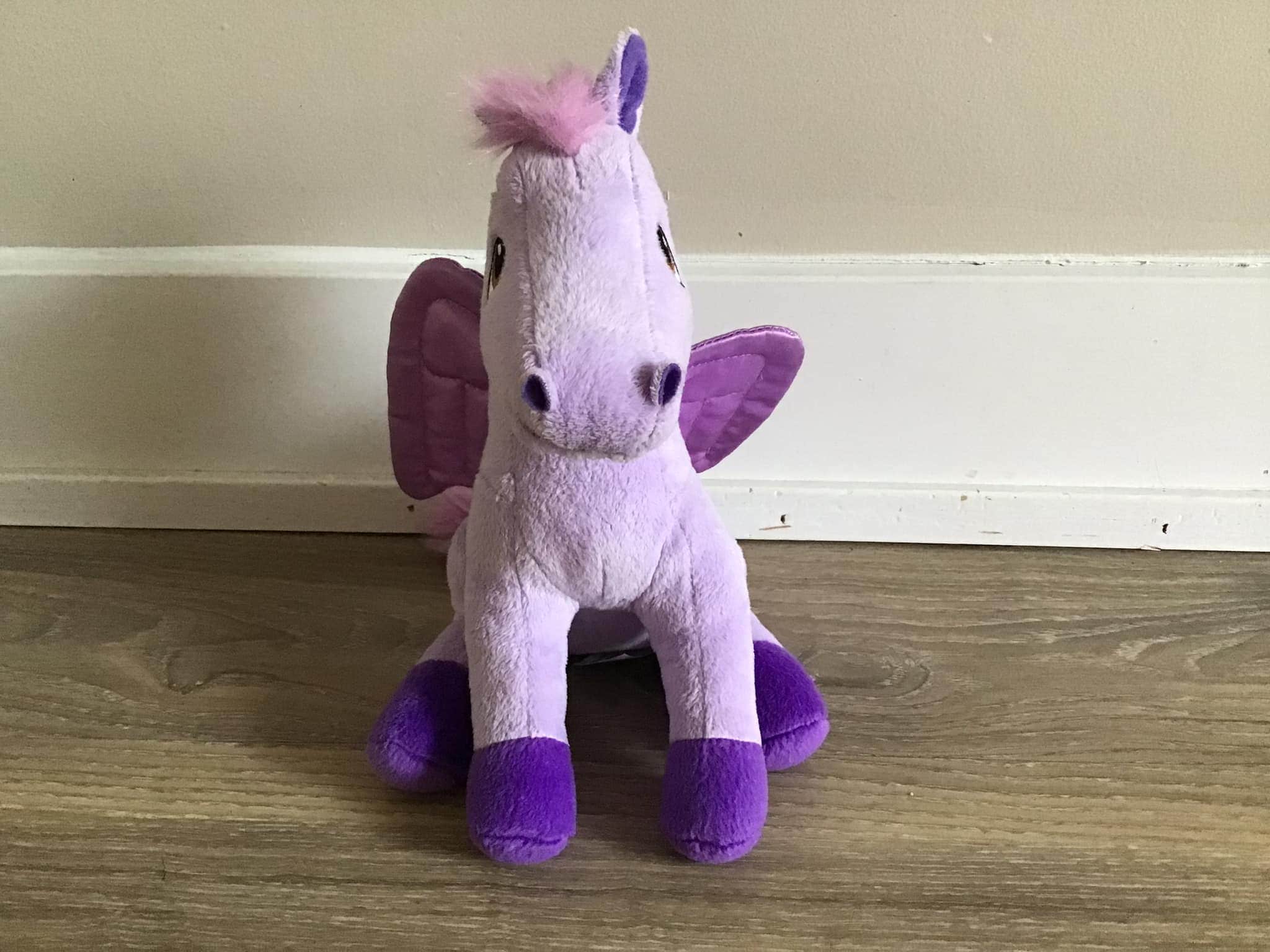 ペガサスの子供あみぐるみハンドメイドパープル