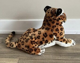 ヒョウのぬいぐるみ リアルなエキゾチックアニマルのぬいぐるみ - Etsy