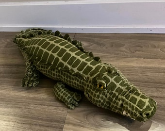 IKEA JATTEMATT Stofftier Krokodil grun 22