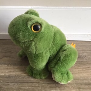 Vintage 1994 24k Polar Puff Bull Frog Plush Stuffed Animal - Etsy
