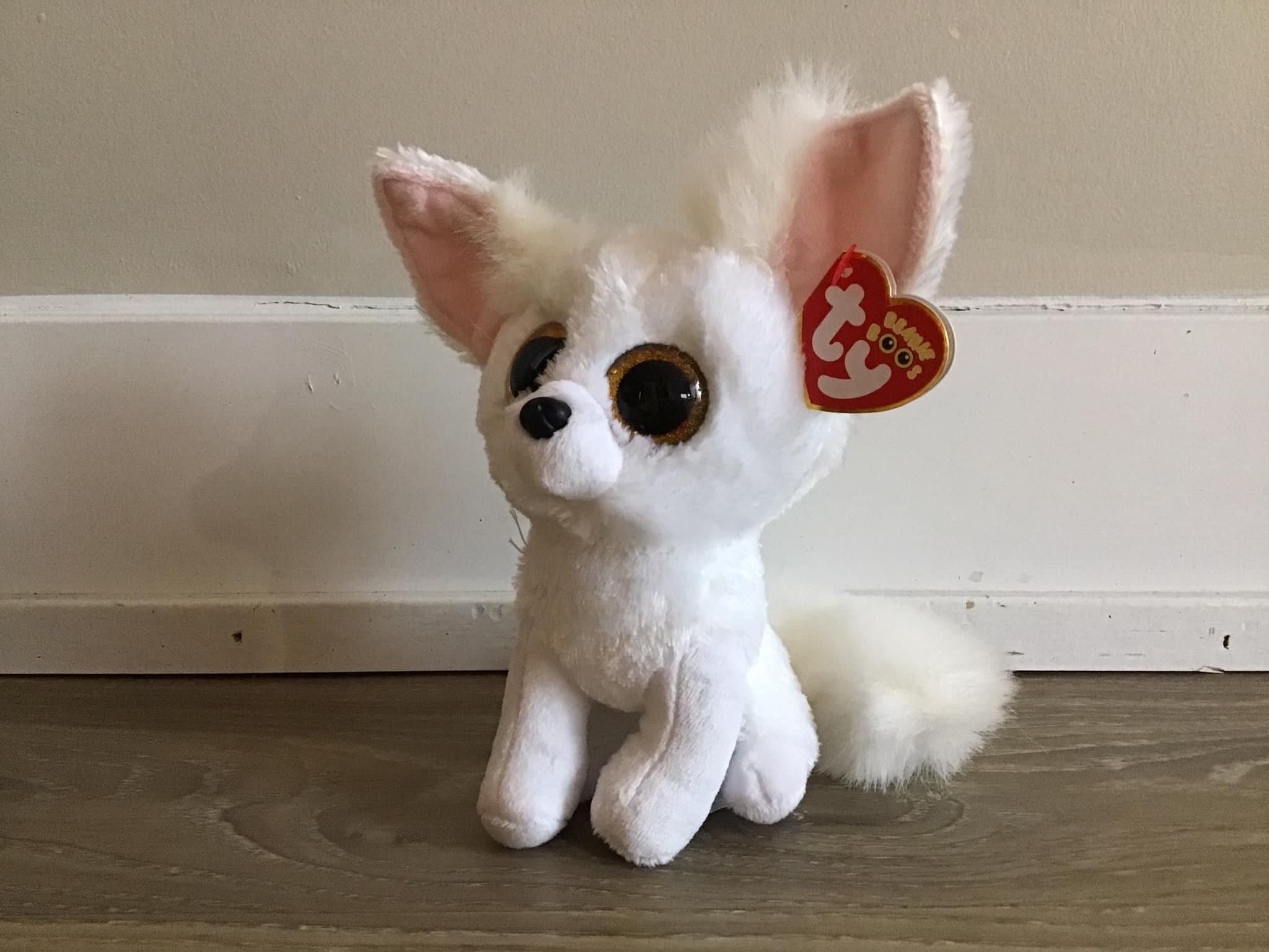Ty Beanie Boos Phoenix the White Fennec Fox Stuffed Animal Plush