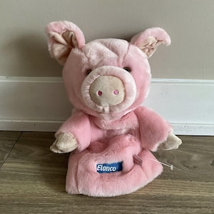 Pig Plush Hand Puppet Stuffed Toy