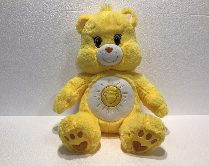 Build a Bear Care Bears Funshine Bear Sunshine Yellow Plush Etsy