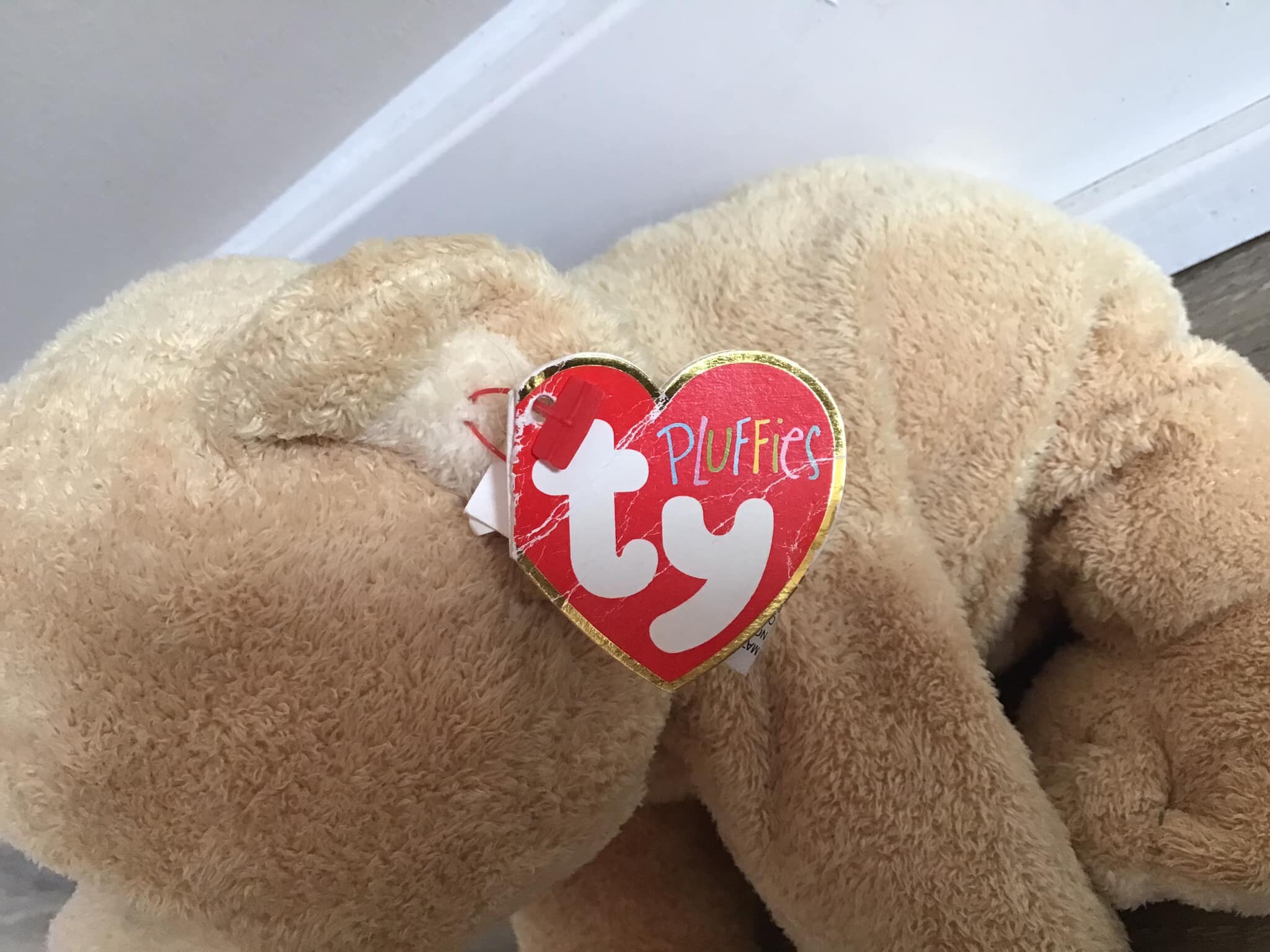 Ty Pluffies Collection Woods the Bear Plush Tan Beige Toy 9 Etsy