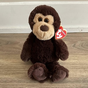 Ty Cuddlys  MOOKIE the Monkey 8" Soft Plush Stuffed Animal Toy