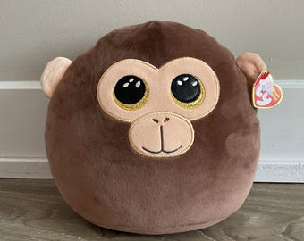 TY スクイーズビーニー ぬいぐるみ - ダンストン モンキー (9インチ