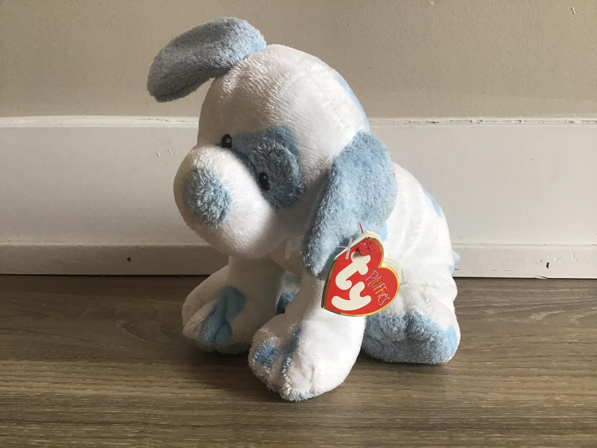 TY Pluffies Baby Pups Blue Spots Puppy Dog Stuffed Plush Collection Toy RARE Etsy UK