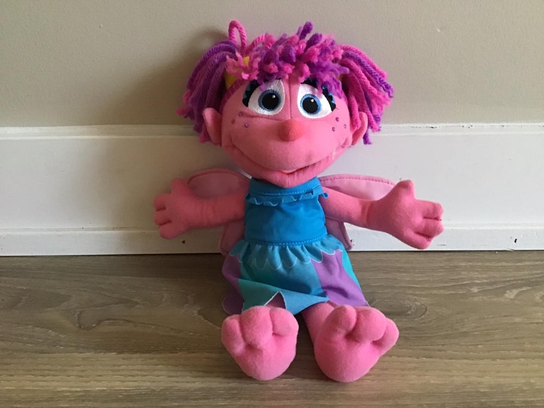 Sesame Street Abby Cadabby Plush Fairy Doll Stuffed Toy Hasbro image 2