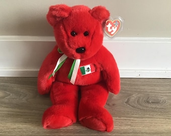 ty Beanie Buddies Osito the Bear Stuffed Animal Plush Toy 13.5"