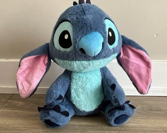 Disney STITCH 12" Peluche Lilo & Stitch Fluffy Fur Lissidoll Peluche