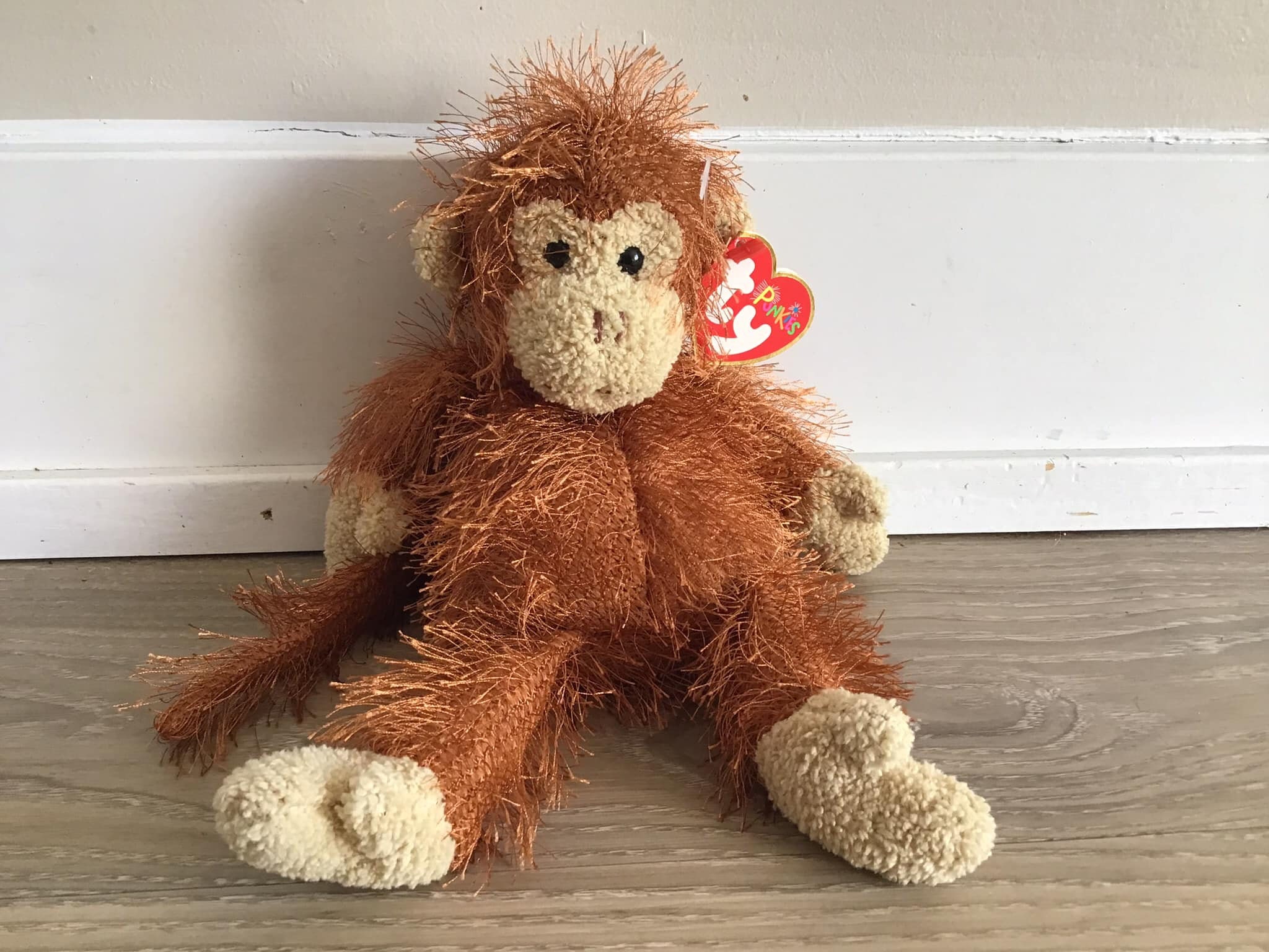 メーカー Zig-zag 2002 Beanie Punkies Ty Monkey Animal Stuffed Plush その他