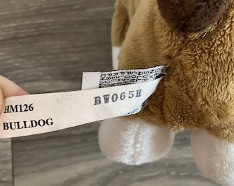 Ganz Webkinz ぬいぐるみ ブルドッグ ブラウン&ホワイト 犬の
