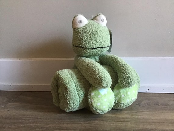 Cuddle Buddies Plush Frog Stuffed Animal With Blanket, Gift Set
