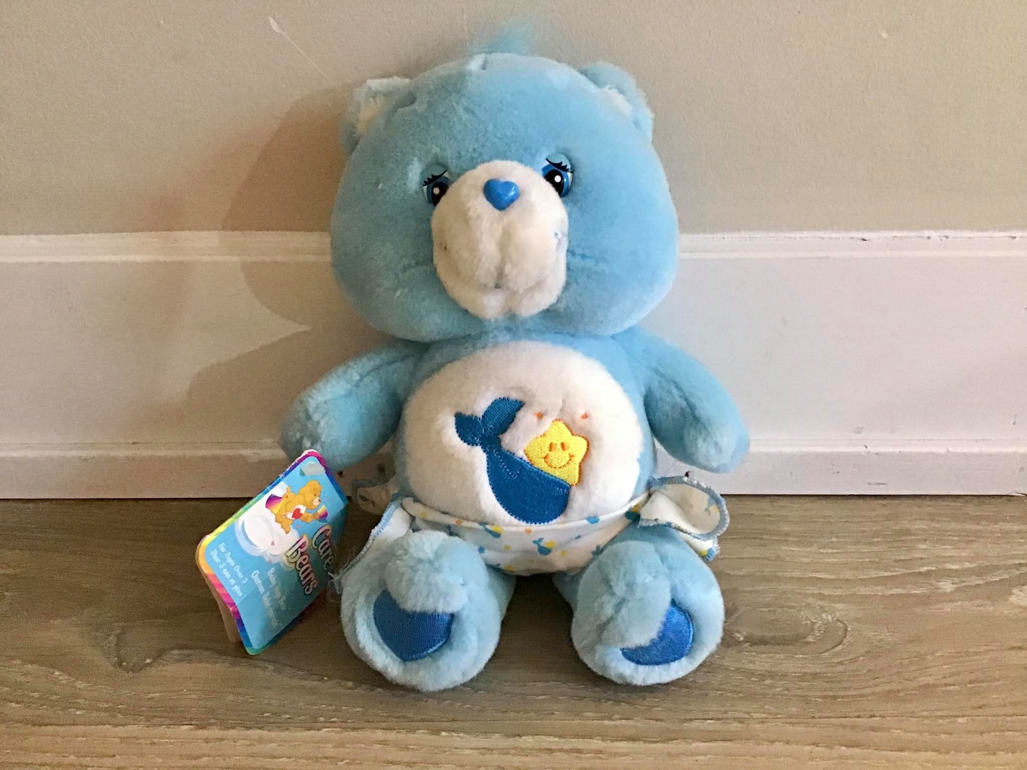Stuffed Animals & Plushies Original Vintage Kenner CARE BEARS Baby Hugs