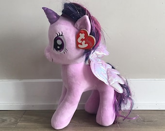 ピンキーパイぬいぐるみ：正規品TYマイリトルポニー、10インチ - MLP