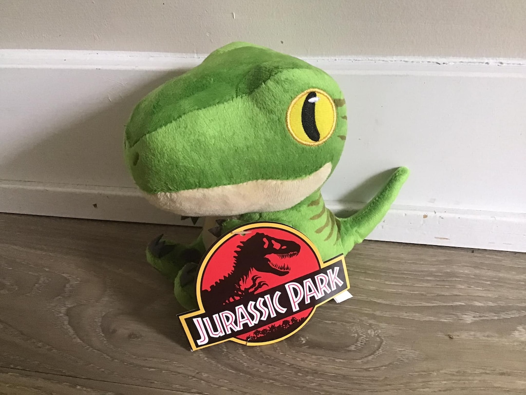 Jurassic Park Green T rex Stuffed Animal Plush Toy 6 Etsy